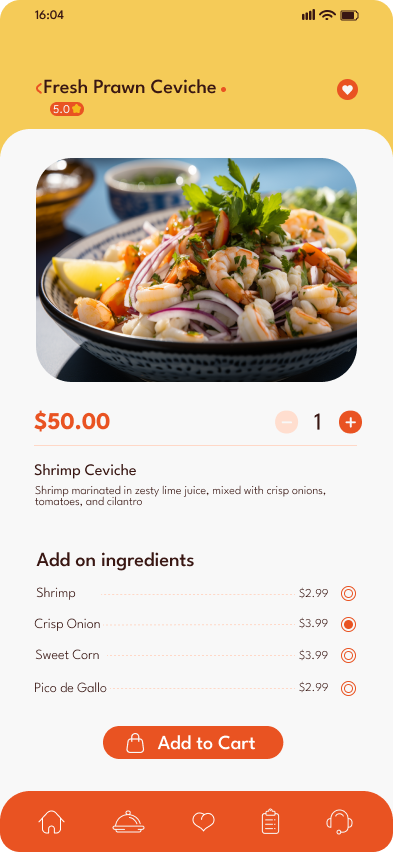 Food delivery app